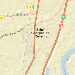 Saint-Georges-de-Reneins Street Map