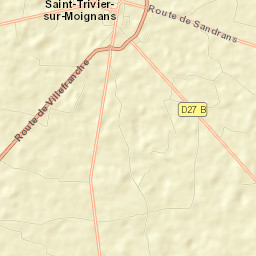Saint-Trivier-sur-Moignans Street Map