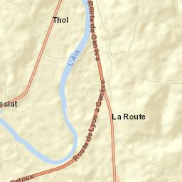 Neuville-sur-Ain Street Map
