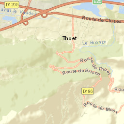 Haute-Savoie Street Map