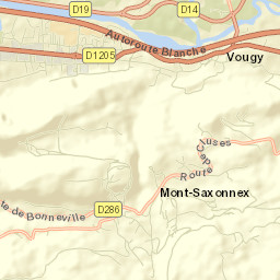 Mont-Saxonnex Street Map