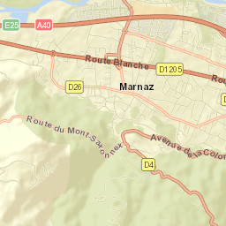 Marnaz Street Map