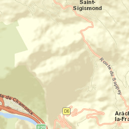 Arâches-la-Frasse Street Map