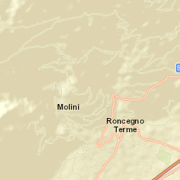 Roncegno Street Map