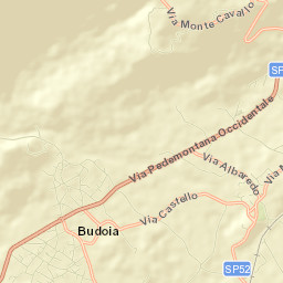 Budoia Street Map