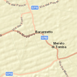 Mereto di Tomba Street Map