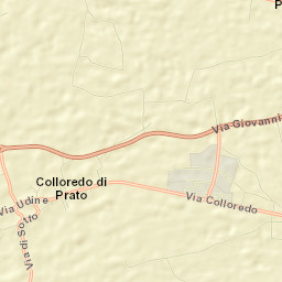 Colloredo di Prato Street Map