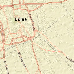 Udine Street Map