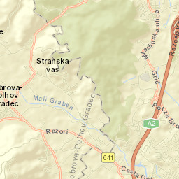 Dravlje District Street Map