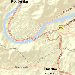 Litija Street Map