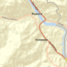 Radeče Street Map