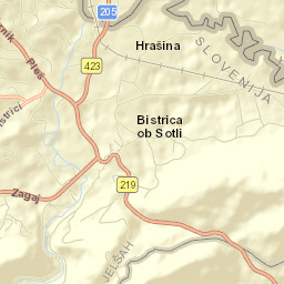 Bistrica ob Sotli Street Map