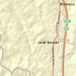 Breznica Street Map