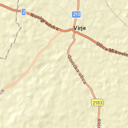 Virje Street Map