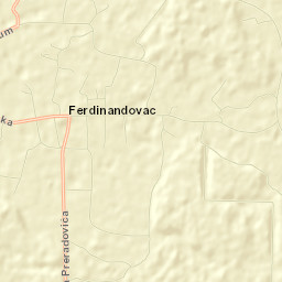 Ferdinandovac Street Map