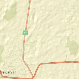Szigetvár Street Map