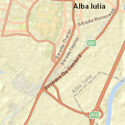 Municipiul Alba Iulia Street Map