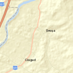 Comuna Ciugud Street Map