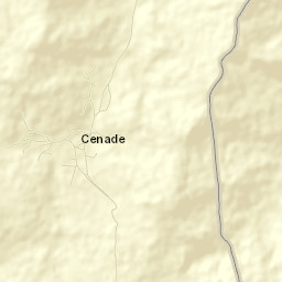 Cenade Street Map