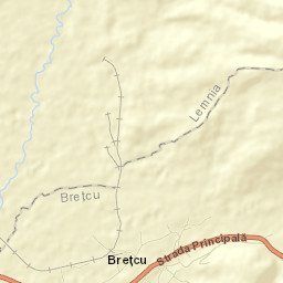 Breţcu Street Map