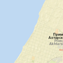 Primorsko-Akhtarsk Street Map