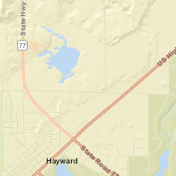 Hayward Street Map