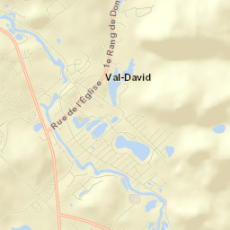 Val-David Street Map