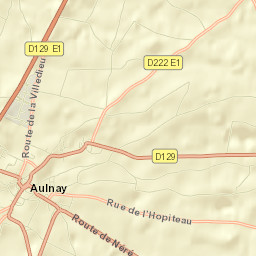 Aulnay Street Map