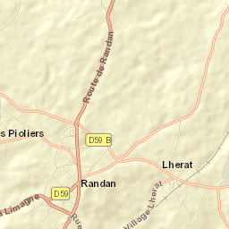 Randan Street Map
