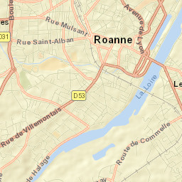 Roanne Street Map