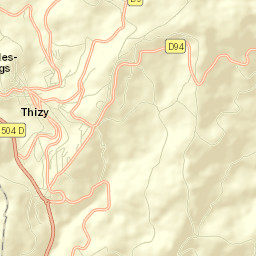 Thizy-les-Bourgs Street Map