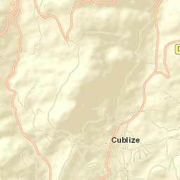 Cublize Street Map