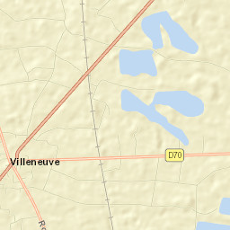 Villeneuve Street Map