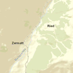Zermatt Street Map