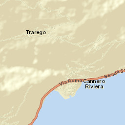 Cannero Riviera Street Map