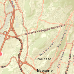 Cadempino Street Map