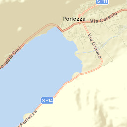 Porlezza Street Map