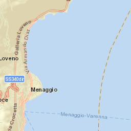 Menaggio Street Map