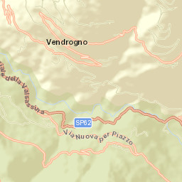 Vendrogno Street Map