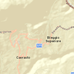 Bleggio Superiore Street Map