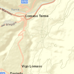 Ponte Arche Street Map