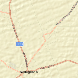 Sedegliano Street Map