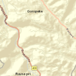 Žiri Street Map