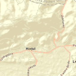 Horjul Street Map
