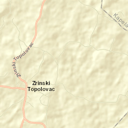 Zrinski Topolovac Street Map