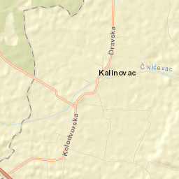 Kalinovac Street Map