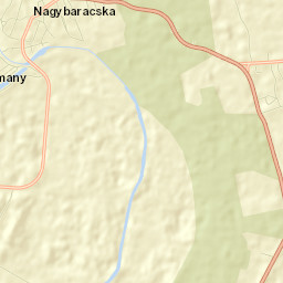 Nagybaracska Street Map