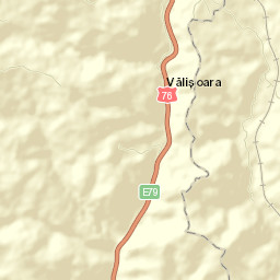 Comuna Vălişoara Street Map