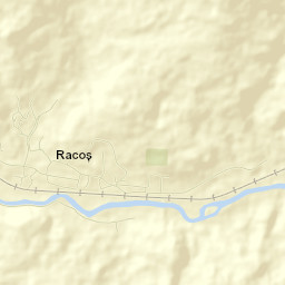 Racoș Street Map