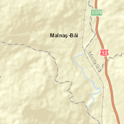 Comuna Malnaş Street Map